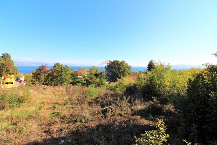 OPATIJA,LOVRAN- teren 984 m2 sa građevinskom dozvolom za kuć