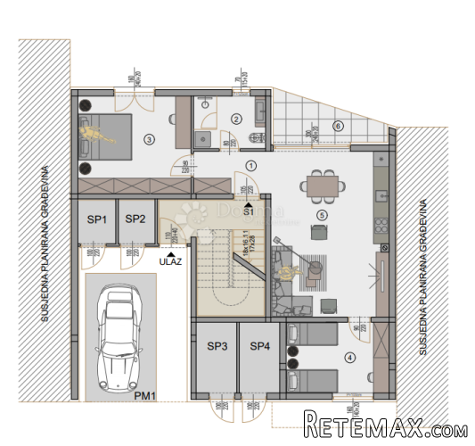 Novogradnja Pula - 83 m2, prizemlje sa vrtom (Z2S1) - 3
