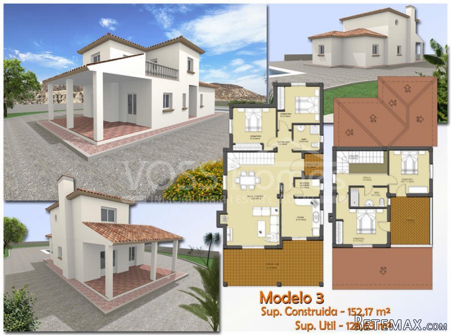 HIGH QUALITY - Off PLAN 3 bedroom, 2 bath villa of.. - 9