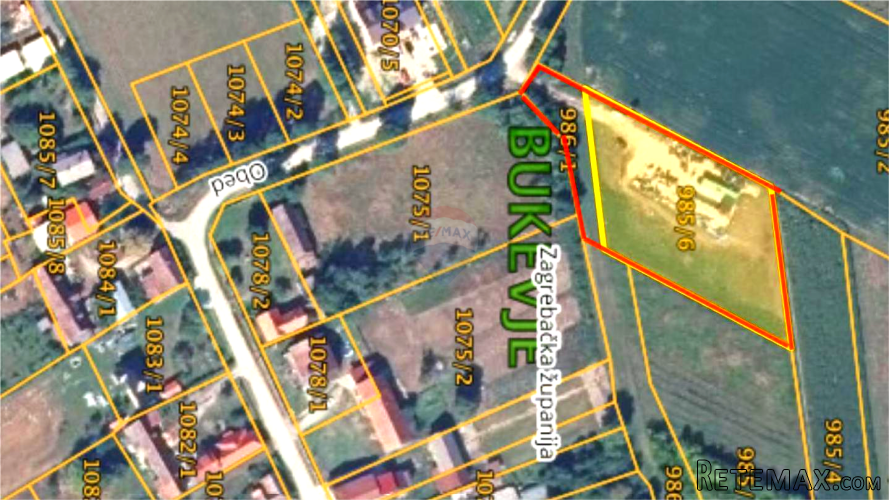 Velika gorica okolica, Obed, poljoprivredno zemljište 3506 m