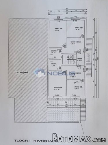Šibenik, Pirovac, kuća 260m2m2, 100m od mora, pogled - 13