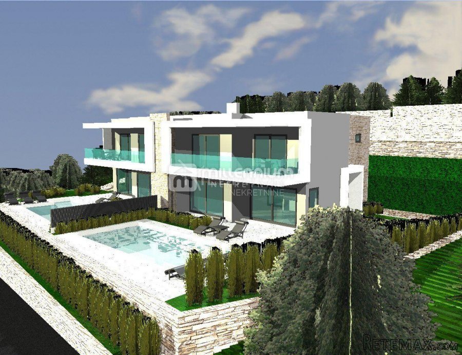 Kostrena, samostojeća kuća s dva stana, novogradnja - 2