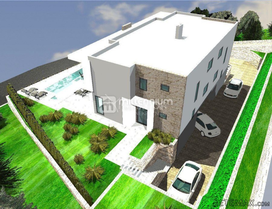 Kostrena, samostojeća kuća s dva stana, novogradnja - 5
