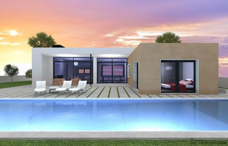 New modern 3-bedroom villa on one level..