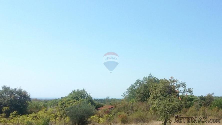 Istra, Umag - stambeno građevinsko zemljište, pogled na more