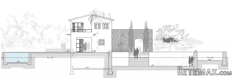 Projected country house in Santa Maria..