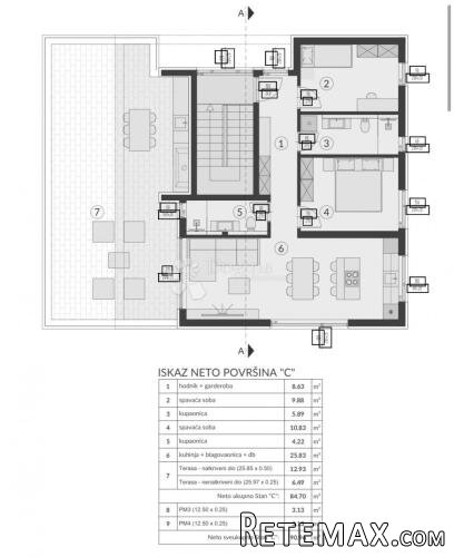STAN S PROSTRANOM TERASOM (S3) - 2