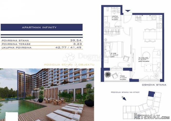 Moderni apartman na atraktivnoj lokaciji