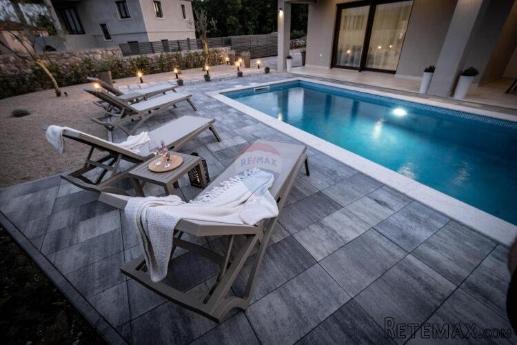 OTOK KRK,KRK-bliža okolica moderna villa sa bazenom - 3