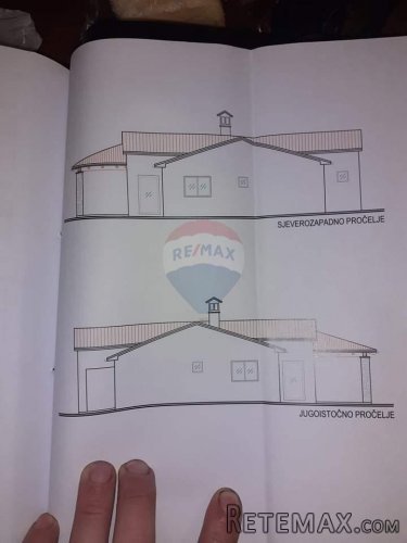 ISTRA,KRŠAN građevinski teren sa projektom vile