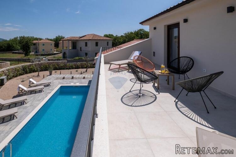 OTOK KRK,KRK-bliža okolica moderna villa sa bazenom - 10