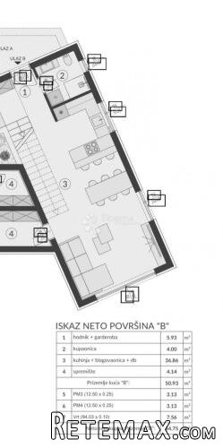 DUPLEX KUĆA B - ROH-BAU - 3