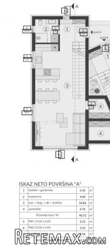 DUPLEX KUĆA A - ROH-BAU - 3