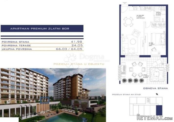Luksuzni apartman na atraktivnoj lokaciji