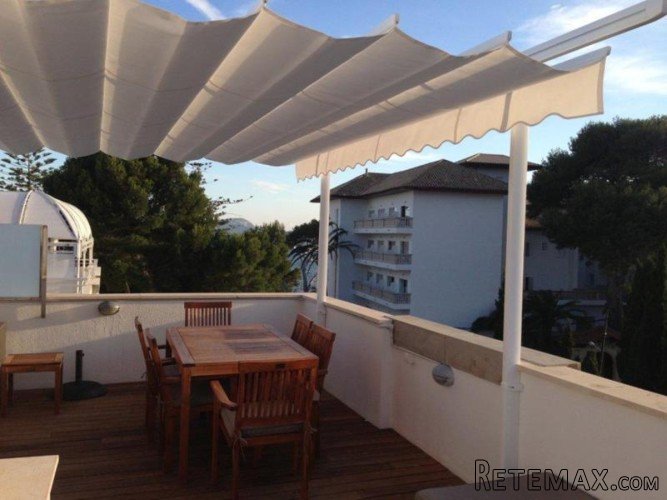 Luxurious penthouse just at the back of the Hotel Illa..