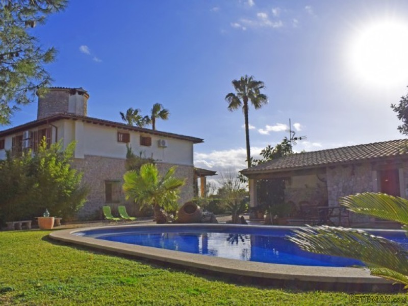 Unique Villa With A Wind Mill In Inca