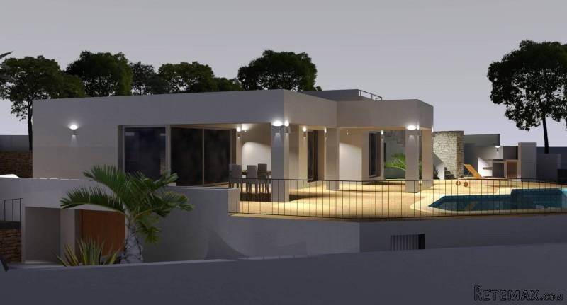 Modern Design Villa under construction..