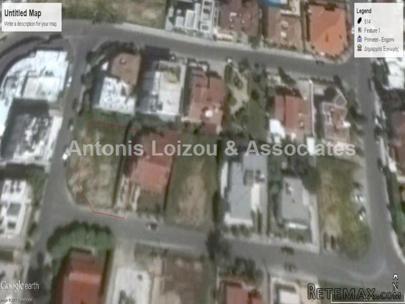 558m2 Residential Plot in Engomi (Mont..