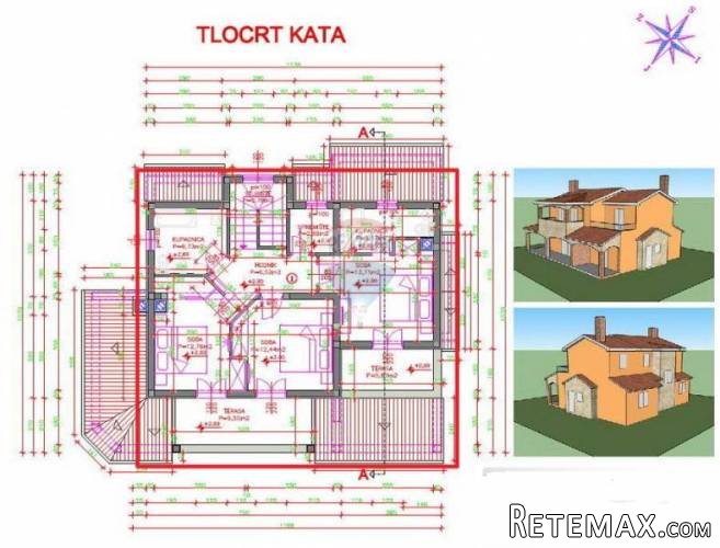 ISTRA, KRNICA NOVOIZGRAĐENA KUĆA SA BAZENOM NA MIRNOJ... - 2