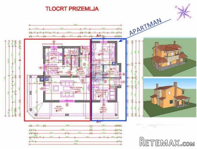 ISTRA, KRNICA NOVOIZGRAĐENA KUĆA SA BAZENOM NA MIRNOJ... - 3