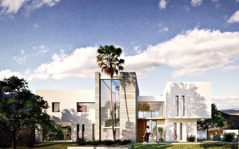 Luxurious open plan contemporary villa..