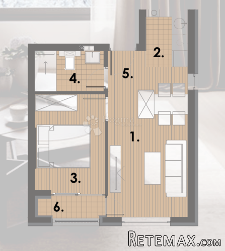 PROJEKT JAHORINA - zgrada A1 stan 17 na 1.katu - 2