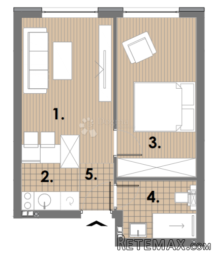 PROJEKT JAHORINA - zgrada A2 apartman 12, 1. kat - 2