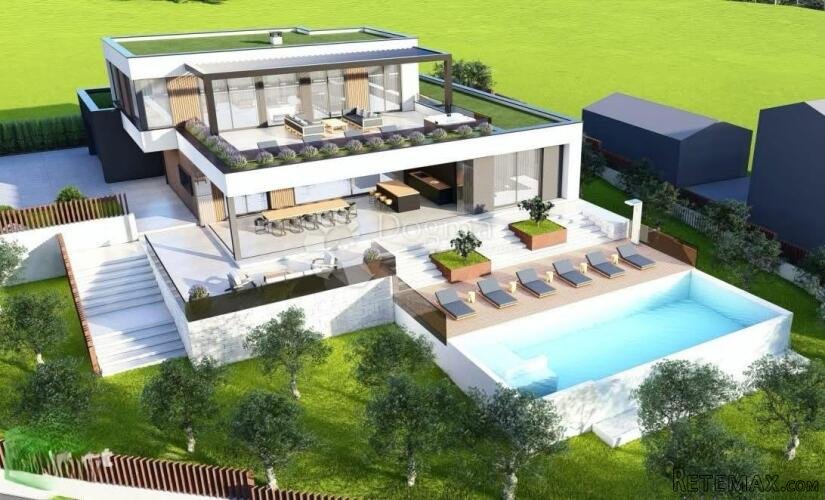 PROJEKT PREKRASNA VILA S BAZENOM RTINA