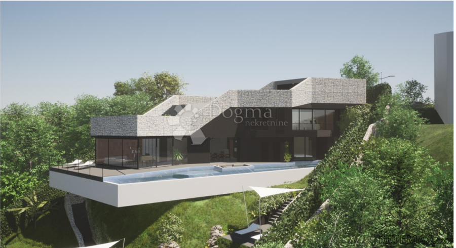 PULAC, građevinsko zemljište s projektom za 3 stana - 2