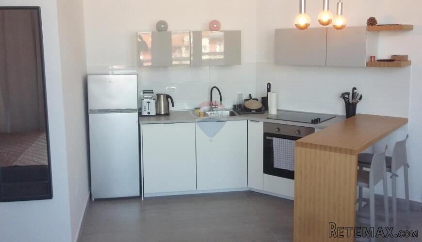 Istra, Umag centar - penthouse apartman, terasa, pogled na m - 3