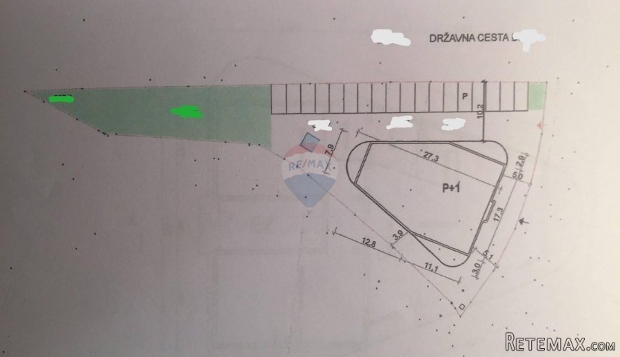 Rovinjsko selo,građevinska parcela-strateška lokacija- za st