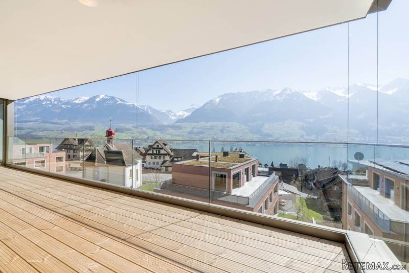 FANTASTIC PANORAMIC VIEW ABOVE THE LAKE
