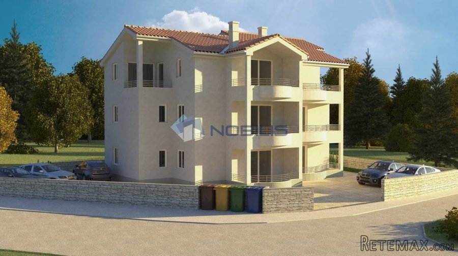 Krk, Dobrinj, novogradnja, 5 apartmana