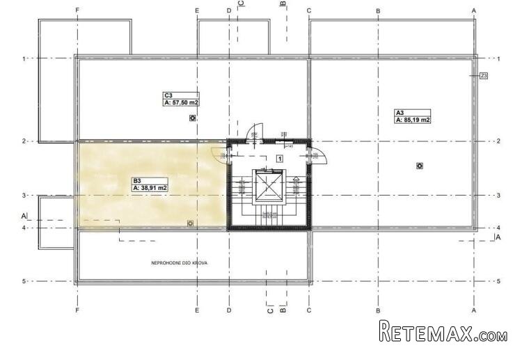 Jednosoban stan B3 na 3. katu s KROVNOM TERASOM, Vabriga! - 2