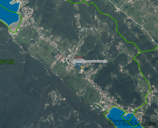 Rab, Kampor - građevinsko zemljište, 531 m2