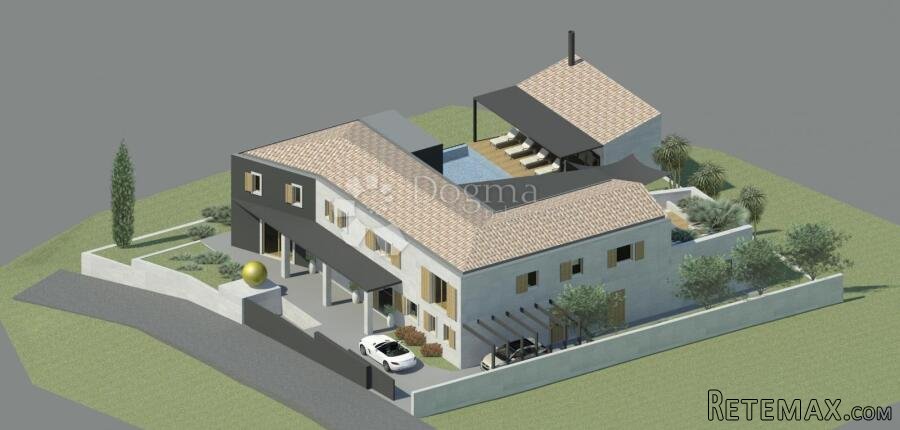 Buje, atraktivno građevinsko zemljište s gotovim projektom - 3