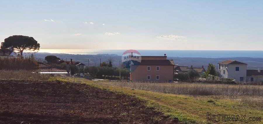 Istra, Kaštelir - građevinsko zemljište sa pogledom na more - 3