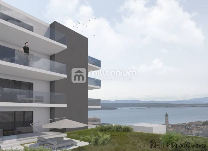 Crikvenica, novogradnja, 83.46m2, stan s garažom - 2