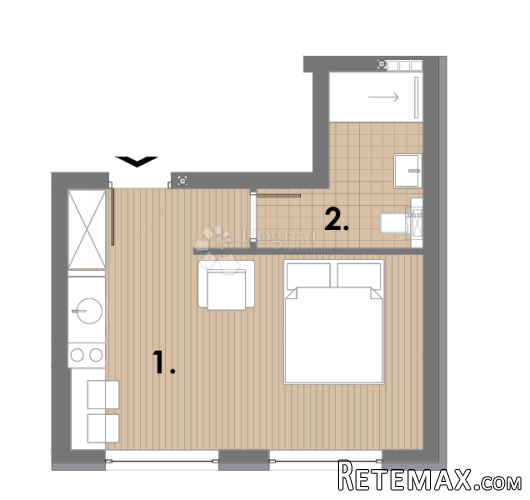 PROJEKT JAHORINA - zgrada A1 apartman 7 u prizemlju - 2