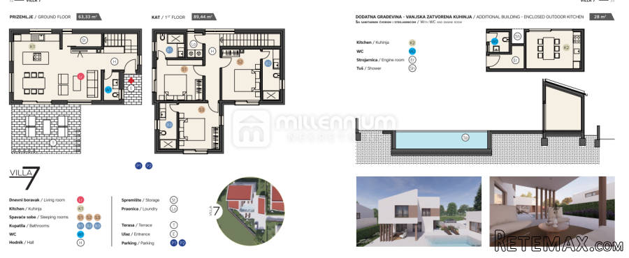 Istra, Vodnjan, 152.77m2, vila s bazenom - 3