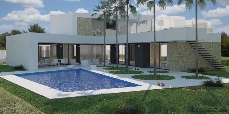 Modern design detached villa in Moraira