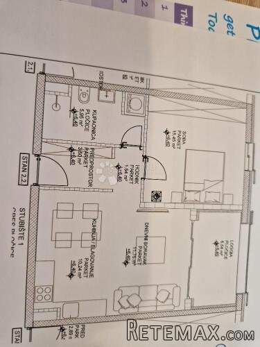 novogradnja u centru Cresa- stan 2.2.