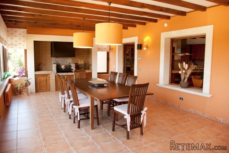 The finca/country home has a generous living area of 743 m2..