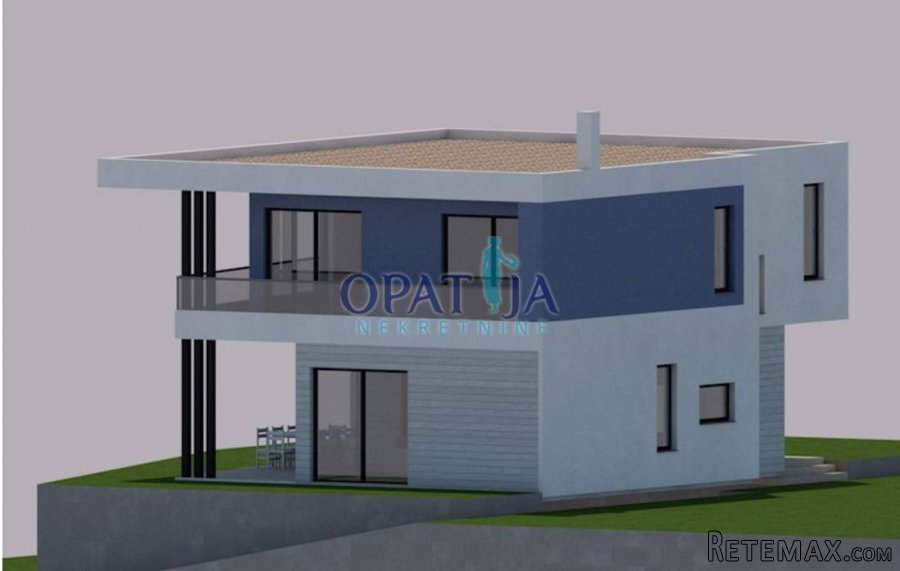 Krk/Kornić, vila s bazenom, pogled more na Marinu Punat - 2