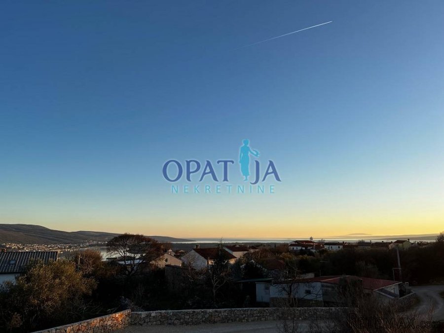 Krk/Kornić, vila s bazenom, pogled more na Marinu Punat - 3
