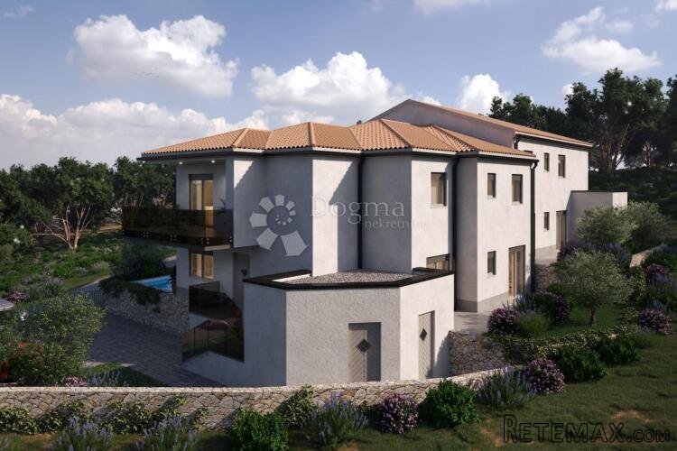 Apartman u Vrbniku s pogledom na more - 3
