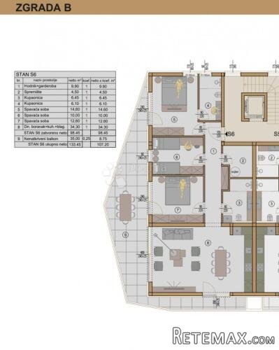 LUKSUZNA ZGRADA B STAN S6, PJEŠČANA UVALA-POGLED MORE - 3