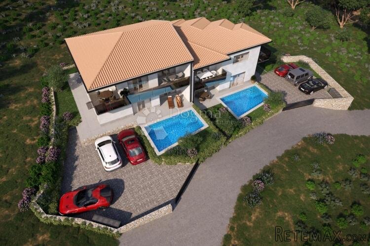 Apartman u Vrbniku s pogledom na more - 2