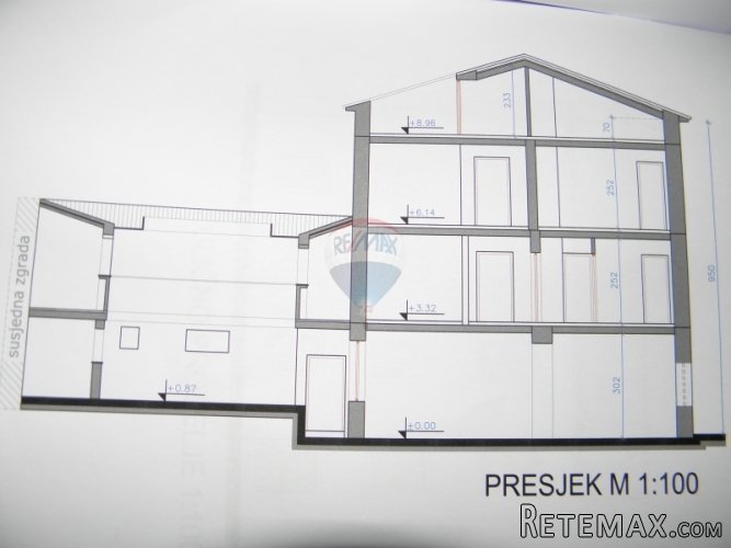 Kuća sa poslovnim prostorom u centru Pule