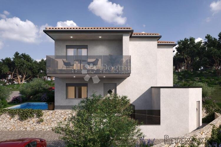 Apartman s bazenom i pogledom na more – Vrbnik - 3